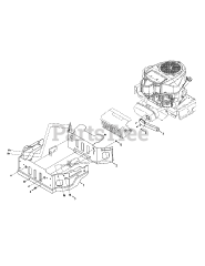 Cub Cadet 19A70046 (19A70046100) - Cub Cadet Z-Force L Bagger Mounting Kit att3 General Assembly