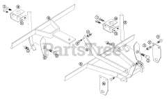 Toro UW-641 - Toro Utility Wagon (1961) Cultivator Model 7-1711 (formerly Ac-7) Parts List