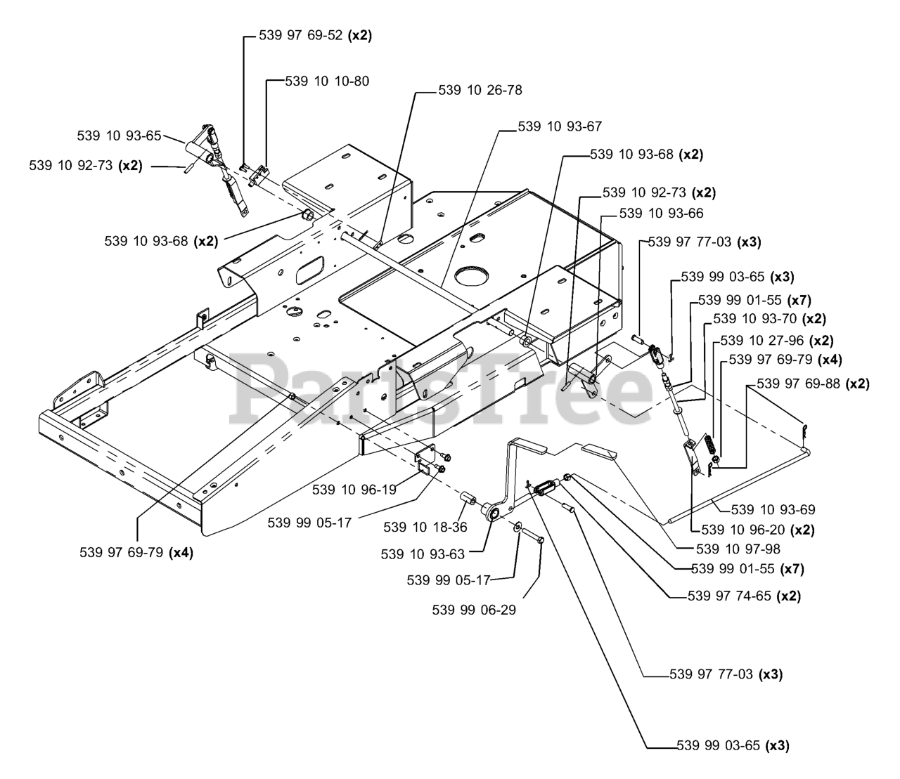 断線 Husqvarna Z 4818 BIA (968999250) - Husqvarna 48