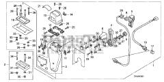Honda BF175 AK1 XA (BAJJ) - Honda Marine Engine, Made in Japan (SN: BAJJ-1300001 - BAJJ-9999999) REMOTE CONTROL (TOP MOUNT SINGLE TYPE) (L.)