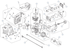 Dewalt DXGST227SS (41CD27SC939) - DeWALT String Trimmer Engine Assembly