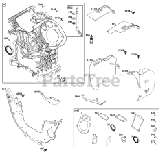 Briggs & Stratton 613277-0120-E1 - Briggs & Stratton Horizontal Engine Cylinder Group