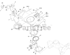 Toro 38756 (721 QZE) - Toro 21" Power Clear Snow Thrower (SN: 409200000 - 411799999) Shroud and Chute Assembly