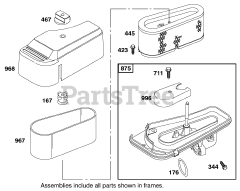 Toro 71227 (16-38 HXL) - Toro Lawn Tractor (SN: 210000001 - 210999999) (2001) Engine Briggs Stratton Model 28q777-0690-E1 5