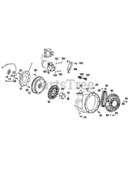 MTD 370-JUA - MTD Engine 370-JUA Starter &amp; Blower Housing