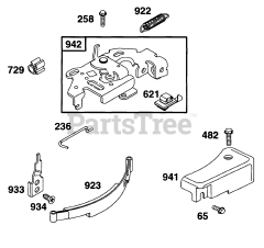 Briggs & Stratton 95902-0122-01 - Briggs & Stratton Vertical Engine Brake Assy