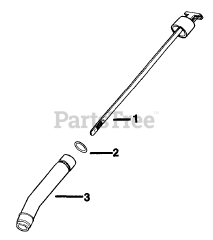Kohler K181-301027 - Kohler K-Series Engine, Made for H.L. Diehl, 8hp, 6kW Dipstick 0207002536