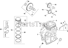 Kohler CH13-22516 - Kohler Command PRO Single Engine, Made for Brauchle, 13hp, 9.7kW Crankcase 2-27-16