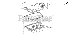 Honda EM4000SX AT1 (EBRC) - Honda Generator, Made in China (SN: EBRC-1000001 - EBRC-1499999) ELECTRONIC CONTROL UNIT