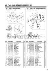 RedMax EBZ 8001 - RedMax Backpack Blower (SN: 61206884 - 81000000)