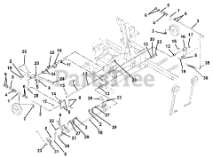 Gravely 992216 (PM 272H XDZ) - Gravely Pro-Master 72" Zero-Turn Mower, 27hp Daihatsu (SN: 000101 - 002999)