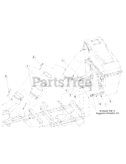 Cub Cadet 859 (590-859-150) - Cub Cadet Triple Rear Bagger Extension Kit att3 General Assembly