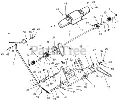 Ariens 911707 - Ariens 24" Pro-24 High Wheel Self-Propelled Brush Cutter, Briggs & Stratton (SN: 000101 - 004199)