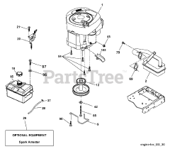 Poulan Pro PB 195H42 LT (960420107-01) - Poulan Pro Lawn Tractor (2009-10) Engine