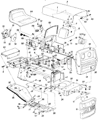 MTD 50690 (136-698-382) - MTD Lawn Tractor (1986) (Greenbrier) Electrical Peerless Transaxle