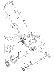 Columbia P 21 HW (11A-B0BA897) - Columbia 21" Walk-Behind Mower (2015)