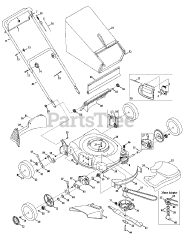 MTD 12A-469R004 - MTD Gold Walk-Behind Mower (2008) (Ace Hardware)