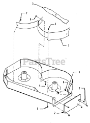 Exmark MK363 - Exmark 36" Side Discharge Deck Mulching Kit