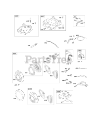 Briggs & Stratton 12R212-0346-E1 - Briggs & Stratton Horizontal Engine