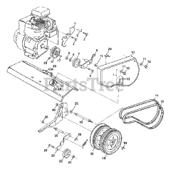 Poulan CHD F550 F - Poulan Front-Tine Tiller (2000)
