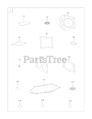 Exmark RAE708GEM60300 - Exmark 60" Radius E-Series Zero-Turn Mower, Exmark 708 (SN: 400000000 - 402082299) (2017) Gasket and Seal Kit