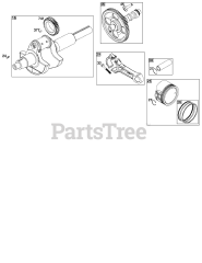Briggs & Stratton 61G477-0004-J1 - Briggs & Stratton Horizontal Engine Crankshaft Group