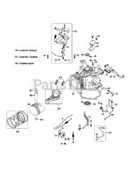 MTD 5P65MU - MTD Engine 5P65MU Crankcase
