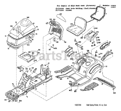 Troy-Bilt 13037 - Troy-Bilt Lawn Tractor, Gear Drive (SN: 130370100101 & Above)