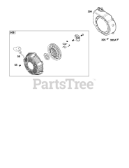Briggs & Stratton 13R232-0003-F1 - Briggs & Stratton Horizontal Engine