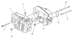 Echo M14V B2Z0 - Echo Lawn Mower Engine Exhaust