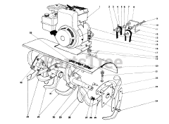 Toro 58013 - Toro 26" Tiller (SN: 005000001 - 005999999) (1975)