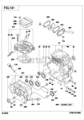Subaru Robin EH252B71220 (EH25-2) - Subaru Robin Engine 101 Crankcase
