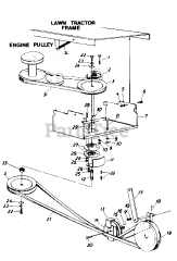 MTD 190-756 - MTD 28" Tiller Attachment (1990)