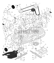 Murray 425003x8A - Murray 42" Lawn Tractor (2000) Mower Housing