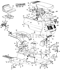 MTD 131-684G - MTD Lawn Tractor (1991)