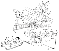 MTD 131-521-000 - MTD Lawn Tractor (1991) Parts, With 32" Or 38" Decks