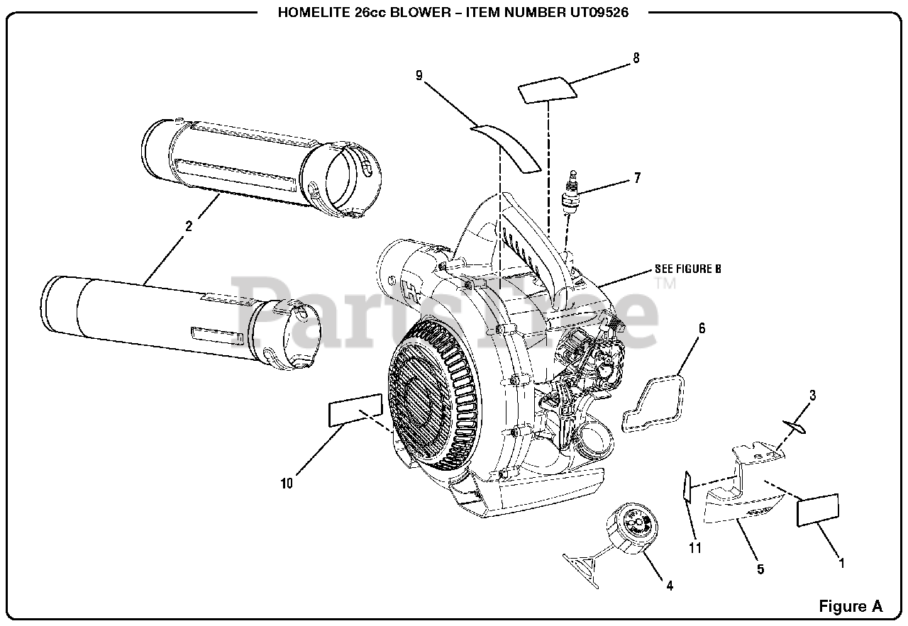 Homelite Leaf Blower Parts Diagram