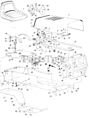 Lawnflite 146-836-141 - Lawnflite Garden Tractor (1986) (WS Badcock) Parts