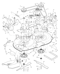 Murray 385047x51A - Murray 38" Lawn Tractor (2007) Mower Housing
