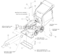 Bear Cat WV 160 S - Bear Cat Walk-Behind Vacuum, 160cc Honda (SN: B00001 - C09058) Vacuum Hose Kit