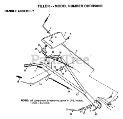 Poulan CHD R500 D - Poulan Rear-Tine Tiller (1999)