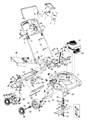 MTD 123-238H062 - MTD Walk-Behind Mower (1993) (Lowes)