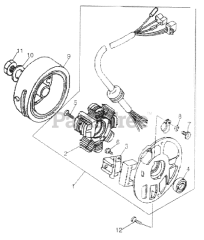 Murray S-1543 - Murray 50cc ATV (2002) Magneto Starter