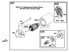 Briggs & Stratton 226432-1006-E2 - Briggs & Stratton Horizontal Engine Electric Starter