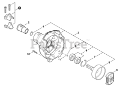 Echo SRM-225 - Echo String Trimmer (SN: U00713001001 - U00713999999) Fan Case