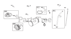 Briggs & Stratton 356447-0702-H7 - Briggs & Stratton Horizontal Engine Lubrication Group