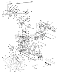 Murray 24583 - Murray 40" Snow Thrower, Tractor Mounted (2001)
