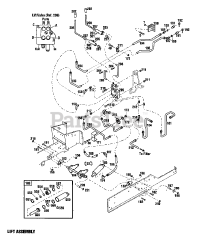 Troy-Bilt 13076 - Troy-Bilt Garden Tractor, Hydro Drive (SN: 130760100101 & Above)