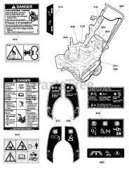 Simplicity 1695875 - Simplicity 22" Snow Thrower, 8hp