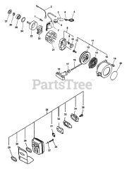 Echo PP-800 - Echo Pole Saw (Type 1) Ignition, Starter, Clutch, Muffler